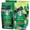 STARBUCKS Confezione Assortita Pike Place Roast e Single-Origin Colombia Caffè in Grani, 4 Sacchetti da 450g (1,8kg)