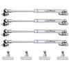 LOOTICH 250N Tutto Acciaio Ammortizzatore Braccetto Molla a Gas per Sollevare a Ribalta Le Ante dei Mobili Pistone Martinetto Pneumatico para Ante Mueble Cucina Armadio 4 Pezzi