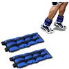 n.d. Pesi per Caviglie Polsi CAVIGLIERA Sport Arti Marziali Fitness CAVIGLIERE Peso (2,0 kg) - Blu - Velcro Strap