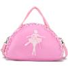 SAVOSWEET Borsa Balletto Palestra a Tracolla, Borsa da Ballo per Bambini Grande Capacità, Borsa Danza Bambina Tracolla con Cinturino Regolabile, Borsone Danza Bambina Rosa per Balletto, Danza(35*22*10 CM)