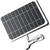 Khaco 5W 5V piccolo pannello solare con USB fai da te cella solare in silicio monocristal impermeabile campeggio pannello solare di alimentazione portatile per telefono cellulare Power Bank