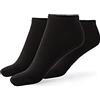 Lotto 12 Paia Calzini Uomo/Donna, Super Traspiranti e Leggeri, Pariscarpa in Morbido Cotone, Multi Sport, Running, Palestra, Fitness, Pilates, Certificati OEKO-TEX, Nero, 39-42