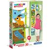 Clementoni Tiere Measure Me Puzzle-Animali nel proprio Habitat-30 pezzi, Multicolore, 20329