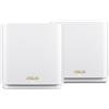 ASUS ZenWiFi AX (XT8) router wireless Gigabit Ethernet Banda tripla (2.4 GHz/5 GHz) Bianco [ZenWiFi-AX-XT8 2PK White]
