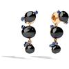 POMELLATO Orecchini pomellato capri in oro, ceramica e zaffiri