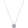ORO&CO Collana in oro bianco con pavè diamanti ct. 0,20
