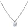 ALFIERI & ST. JOHN Collana punto luce Alfieri & St John in oro bianco con diamante ct. 0,56 colore G purezza SI1