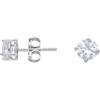 ALFIERI & ST. JOHN Orecchini punto luce Alfieri & St. John in oro bianco con diamanti ct 1 colore G purezza VVS2