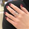 ALFIERI & ST. JOHN Anello frida in oro con diamanti ct. 0,91 e rubini ct. 0,27