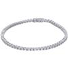 ALFIERI & ST. JOHN Bracciale tennis Alfieri & St. John in oro bianco con diamanti ct. 2,59, colore G, purezza SI1. Misura 18