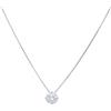 ALFIERI & ST. JOHN Collana punto luce Alfieri & St. John in oro bianco con diamante ct 0,65 colore G purezza SI1