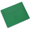 ALFIERI & ST. JOHN Porta carte in pelle verde