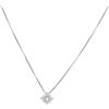 ALFIERI & ST. JOHN Collana punto luce Alfieri&St John in oro bianco con diamanti ct 0,56 colore g purezza si1 misura 41 cm