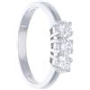ALFIERI & ST. JOHN Anello trilogy Alfieri&St John in oro bianco e diamanti ct 0,71 colore g purezza si1 misura 14