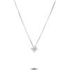 ALFIERI & ST. JOHN Collana punto luce Alfieri&St John in oro bianco con diamanti ct 0,63 colore g purezza si1 misura 42 cm