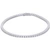 ALFIERI & ST. JOHN Bracciale tennis Alfieri & St. John in oro bianco con diamanti ct. 2,78, colore G, purezza SI1. Lunghezza 18 cm.