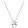 ALFIERI & ST. JOHN Collana punto luce Alfieri & St. John in oro bianco con diamante ct. 0,85, colore I, purezza VS1.