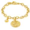 NOMINATION Bracciale in argento dorato con ciondolo