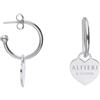 ALFIERI & ST. JOHN 925 Orecchini cuore a cerchio con cuore