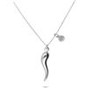 ALFIERI & ST. JOHN 925 Collana in argento con cornetto