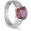 ALFIERI & ST. JOHN 925 Anello armonia con pietra marsala e zirconi