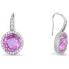 ALFIERI & ST. JOHN 925 Orecchini armonia con pietra rosa