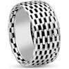 ALFIERI & ST. JOHN 925 Anello uomo a fascia in argento