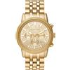 MICHAEL KORS Orologio uomo in acciaio inossidabile trattamento ip oro cassa 43mm