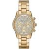 MICHAEL KORS Orologio donna in acciaio inossidabile trattamento ip oro cassa 37mm