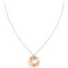 CALVIN KLEIN Collana ck sculptural pendente cerchio