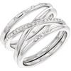 CALVIN KLEIN Anello a fascia ck timeless con zirconi