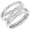 CALVIN KLEIN Anello a fascia ck timeless con zirconi