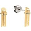 CALVIN KLEIN Orecchini ck sculptural in acciaio