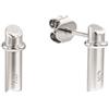 CALVIN KLEIN Orecchini ck sculptural in acciaio