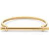 CALVIN KLEIN Bracciale donna rigido in acciaio dorato