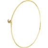 GOLD ART Bracciale in oro giallo con diamanti marroni
