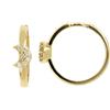 GOLD ART Orecchino in oro giallo con diamanti
