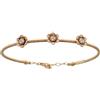 GOLD ART Bracciale in oro rosa e oro bianco con diamanti