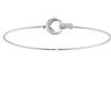 GOLD ART Bracciale in oro bianco con diamanti