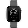 OPS Orologio smartwatch active cassa 43mmx38mm con cinturino in silicone grigio