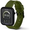 OPS Orologio smartwatch active cassa 43mmx38mm con cinturino in silicone verde scuro