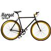 Margot Cycling Europa Margot Eldorado 54 - Bici Scatto Fisso, Fixed Bike, Bici Single Speed, Bici Fixie