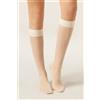 Calzedonia Gambaletti Con Bordi Comfort 20 Denari Naturale