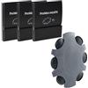 KH HAIKE ProWax MiniFit - Kit di pulizia trasparente di ricambio per apparecchi acustici, 3 pezzi, per filtri a cera di ricambio Oticon ProWax MiniFit