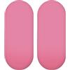 Baby Comfort 2x lenzuola in jersey 100% cotone, con angoli elasticizzati, ovali (rosa)