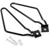 Hidyliu 2x Staffe di Montaggio per Borse Laterali per Moto Supporto Staffa per Borse Laterali per Moto per XL883/1200 HD1450/1584 (Nero)