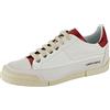 Candice Cooper Ghibli, Scarpe con Lacci Uomo, White-Panna-Red, 39 EU