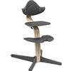 Stokke Sedia Stokke Nomi, Anthracite - Favorisce la seduta attiva - Regolazione perfetta senza utensili - Include un poggiapiedi stabile e ruote anti-ribaltamento - Sostiene fino a 150 kg