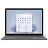 Microsoft Surface Laptop 5 i5-1245U Computer portatile 34,3 cm (13.5') Touch screen Intel® Core™ i5 16 GB LPDDR5x-SDRAM 256 GB SSD Wi-Fi 6 (802.11ax) Windows 11 Pro Platino