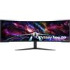 Samsung Odyssey S57CG954NU Monitor PC 144,8 cm (57') 7680 x 2160 Pixel 8K Ultra HD QLED Nero, Bianco